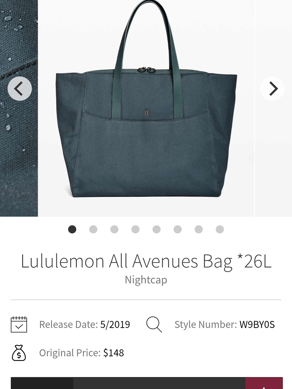 Lululemon All Avenues Tote Bag